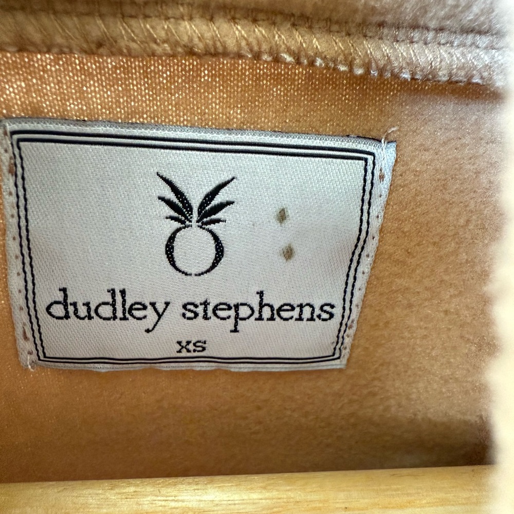 DUDLEY STEPHENS Park Slope Turtleneck Vello Fleece Pullover Tan Cozy Neutral XS - Picture 4 of 5